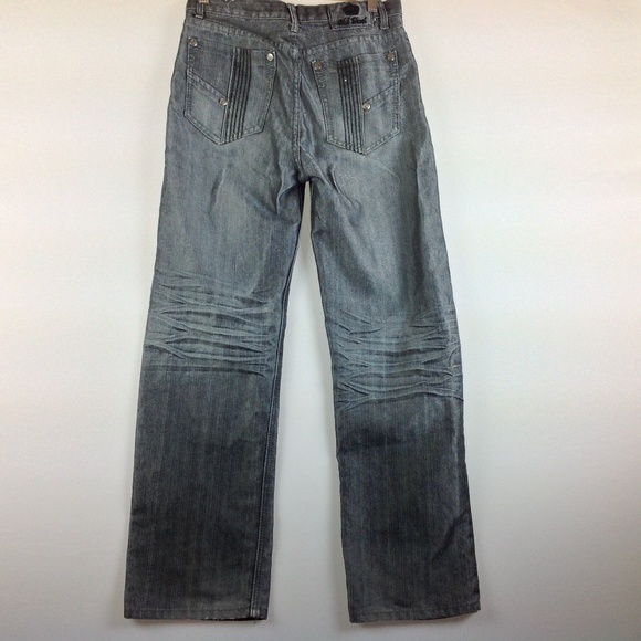 Old Skool Jeans Girls 18 Distressed Gray - Picture 4 of 7